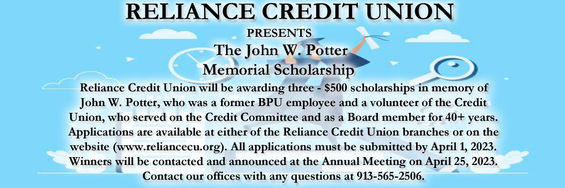 John W Potter Memorial Scholarship